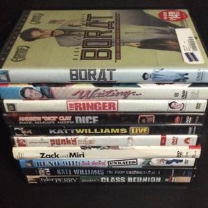 DVD Lot of Ten Movies